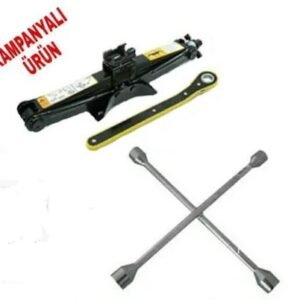 1.5 Ton Cırcır Kollu Kriko + 4 Lü Bijon Anahtarı