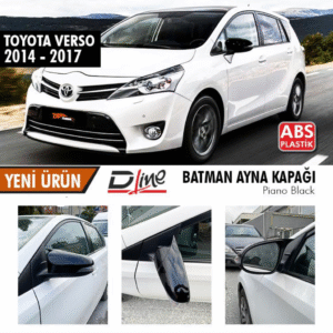 TOYOTA VERSO 2014-2017 YARASA BATMAN AYNA KAPAĞI PİANO BLACK