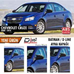 CHEVROLET CRUZE 2008 - 2016 YARASA BATMAN AYNA KAPAĞI PİANO BLACK
