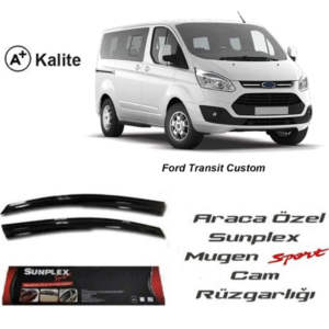 Ford Tourneo Custom Cam Rüzgarlığı Mugen Tip Sunplex 2li