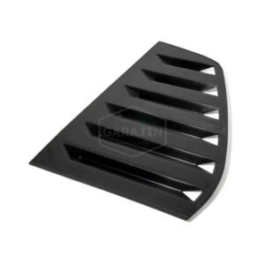 Golf 6 2008 - 2012 için Uyumlu Kelebek Cam Kaplaması R Parlak Siyah ABS (Piano Black)