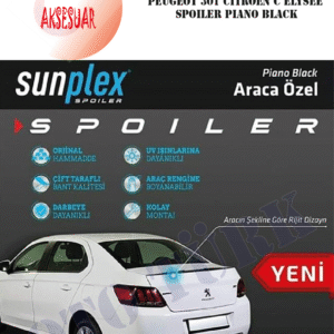 Peugeot 301 Citroen C Elysee Spoiler Piano Black
