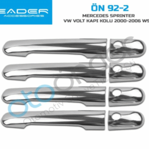 VW Volt Krom Kapı Kolu 2000-06 4 Kapı Paslanmaz Çelik 8 Prç W901