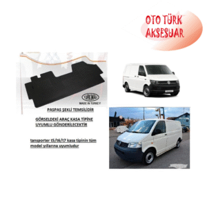 VW Transporter T5 - T6 - T7 Minibüs ve Panelvan Kauçuk Paspas Ön