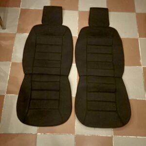 TERLETMEZ SİYAH RENK ÜNİVERSAL OTO KILIF KOLTUK MİNDERİ ÖN 2 TAKM