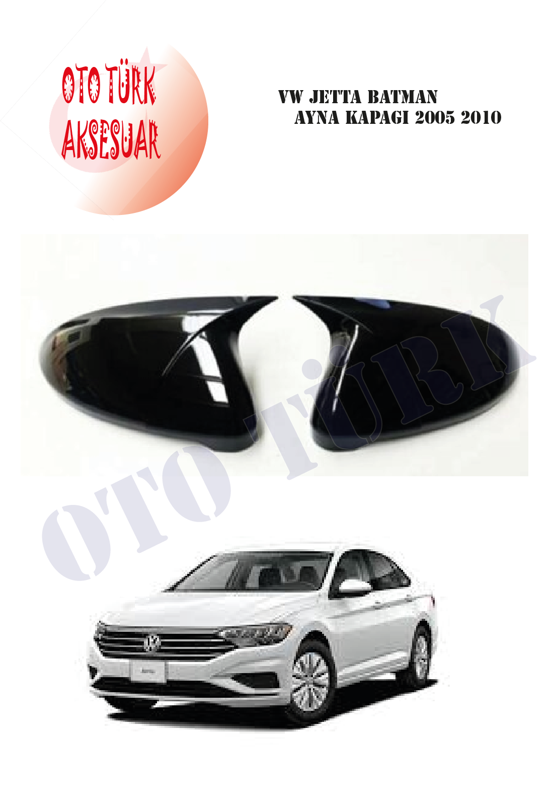 Vw Jetta Yarasa Batman Ayna Kapağı 2005 2010