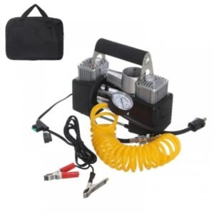 Profesyonel Hava Kompresörü 150 Psı 12v Çift Pistonlu Çantalı Kutulu