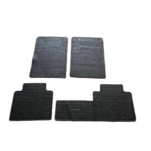 Paspas Siyah 4 Parça Üniversal Tüm Araçlar Için Uyumlu Oto Paspas