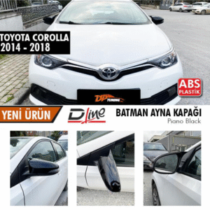 TOYOTA COROLLA 2014 - 2018 YARASA BATMAN AYNA KAPAĞI PİANO BLACK