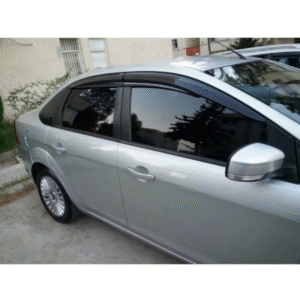 Ford Focus 2 Cam Rüzgarlığı - Parlak Siyah 4 Lü Takım Ön-Arka