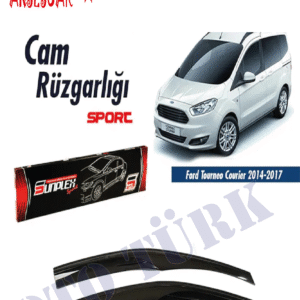 Ford Courier 2014-2017 Mugen Cam Rüzgarlığı Ön