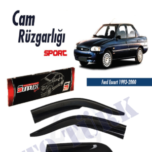 Ford Escort Sport 1993-2000 Mugen Cam Rüzgarlığı Ön-Arka