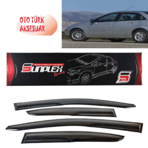 Ford Focus 1 Sedan 1999-2004 Mugen Cam Rüzgarlığı Ön-Arka