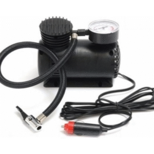 Plastik Gövdeli Siyah Mini Oto Araç Hava Kompresörü 12V