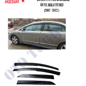 Honda Cıvıc 2007-2012 Mugen Cam Rüzgarlığı Ön-Arka