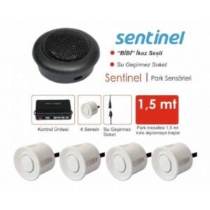 İnvells Oto Park Sensörü Bi Bi Ses İkazlı Beyaz Renk 22 Mm N11.189