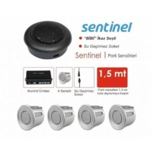 İnvells Oto Park Sensörü Bi Bi Ses İkazlı Gri Renk 22 Mm N11.190