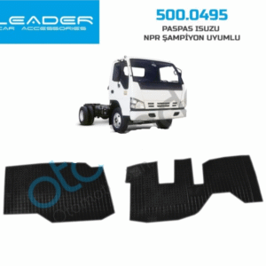 Isuzu Npr Şampiyon İçin Uyumlu Kauçuk Rulo Paspas Ön