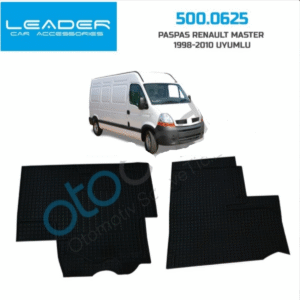 Renault Master 1998 - 2010 İçin Uyumlu Kauçuk Rulo Paspas Ön