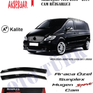 Mercedes Vito 2004-2017 Mugen Cam Rüzgarlığı Ön Sunplex
