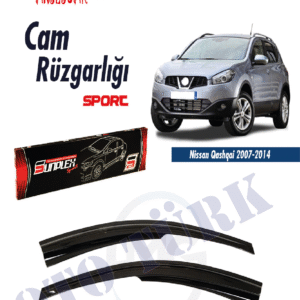 Nıssan Qashqaı 2007-2014 Mugen Cam Rüzgarlığı Ön-Arka