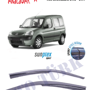 Peugeot Partner Citroen Berlingo Mugen Cam Rüzgarlığı Ön 2002-2007 Sunplex