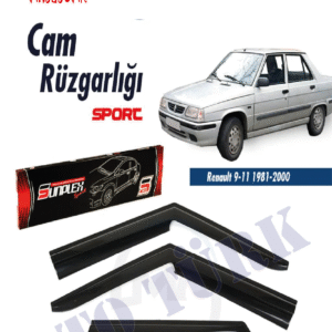 Renault 9 Sport Mugen Cam Rüzgarlığı Ön Arka Sunplex A+ Kalite