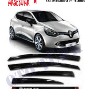 Renault Clio 4 2012-2019 Mugen Cam Rüzgarlığı Ön-Arka