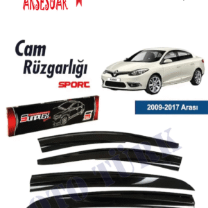 Renault Fluence 2009 Ve Üstü Mugen Cam Rüzgarlığı Ön-Arka