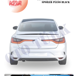 Renault Megane 4 Spoiler Piano Black