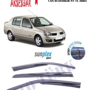Renault Symbol 1998-2006 Mugen Cam Rüzgarlığı Ön-Arka