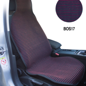 Universal Koltuk Kılıf Terletmez Minder Kilim 3'lü Siyah-Kırmızı