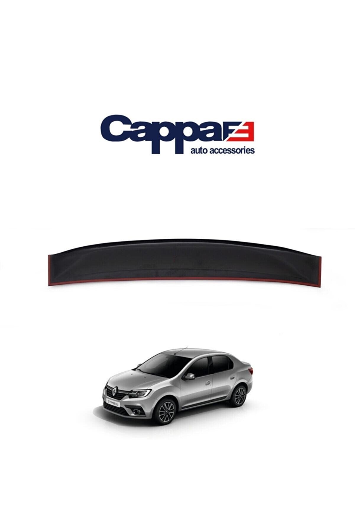 Renault Symbol Arka Cam Üstü Spoyler Rüzgarlık Parlak Siyah 2013+