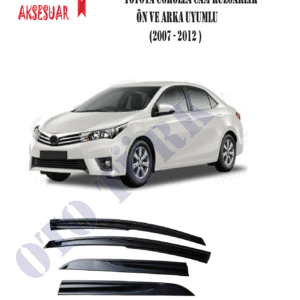 Toyota Corolla 2007-2012 Mugen Cam Rüzgarlığı Ön-Arka Sunplex