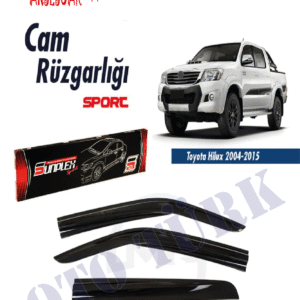 Toyota Hilux Sport 2004-2015 Mugen Cam Rüzgarlığı Ön-Arka