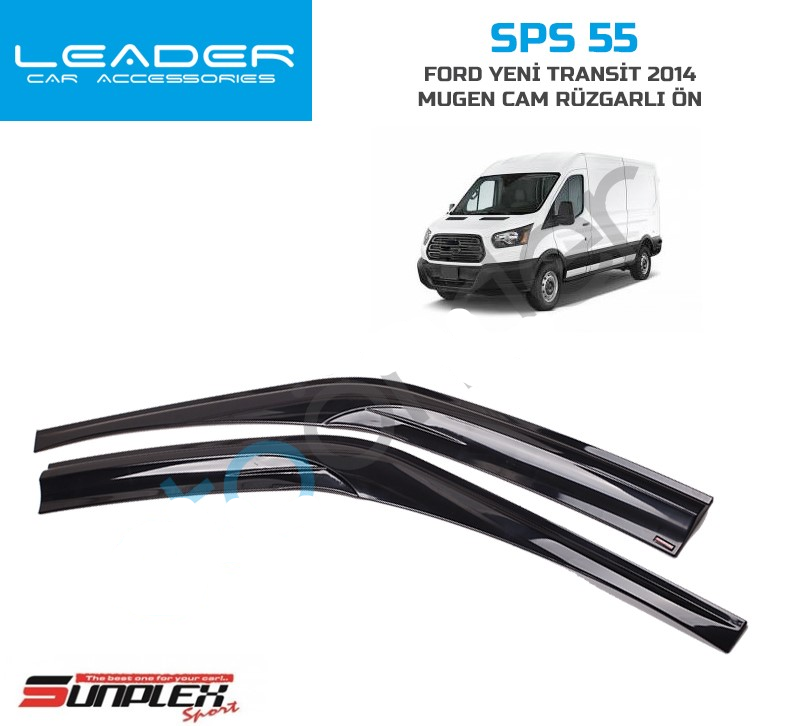 Ford Transit Yeni Transit Cam Rüzgarlığı 2014 Sonrası Sunplex 2li
