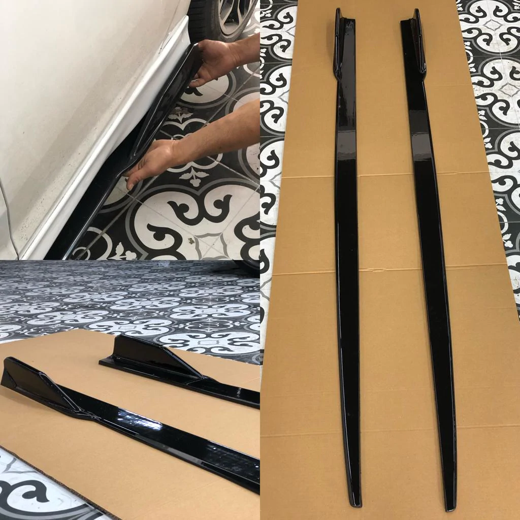 Üniversal Kanatlı Marşpiyel Lipi Bıçağı Parlak Siyah 194 Cm