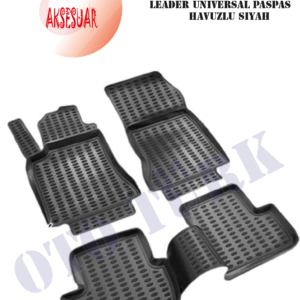 Üniversal Paspas Leader Siyah Havuzlu