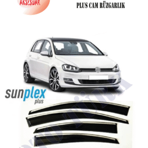 Vw Golf 5 2005-2019 Mugen Cam Rüzgarlığı Ön-Arka